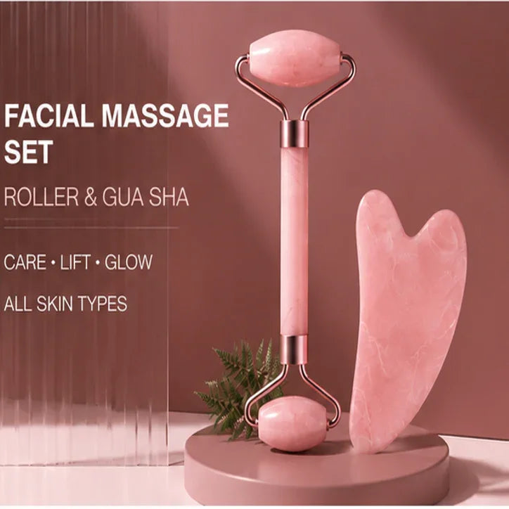 Gua-Sha et Rouleau Visage | Massage Anti-âge & Éclat — SkinTechnology - SkinTechnology